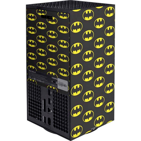 DC Comics Batman Logo Pattern Xbox Series X Bundle Skin