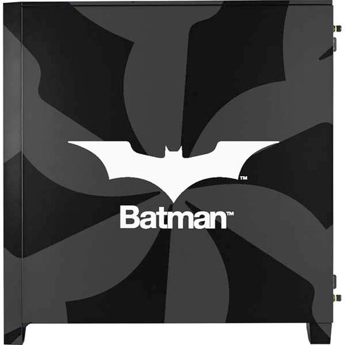 DC Comics Batman Dark Knight Logo Corsair 4000D Tempered Glass Mid-Tower ATX Case Skin