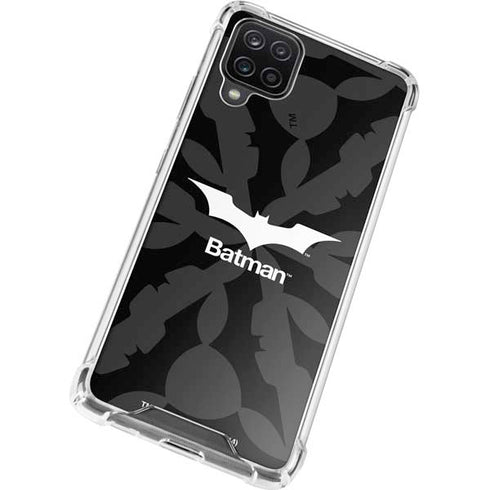 DC Comics Batman Dark Knight Logo Galaxy A12 Clear Case