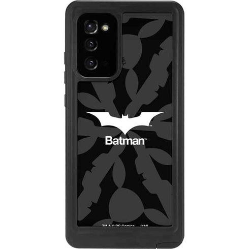 DC Comics Batman Dark Knight Logo Galaxy Note20 5G Waterproof Case