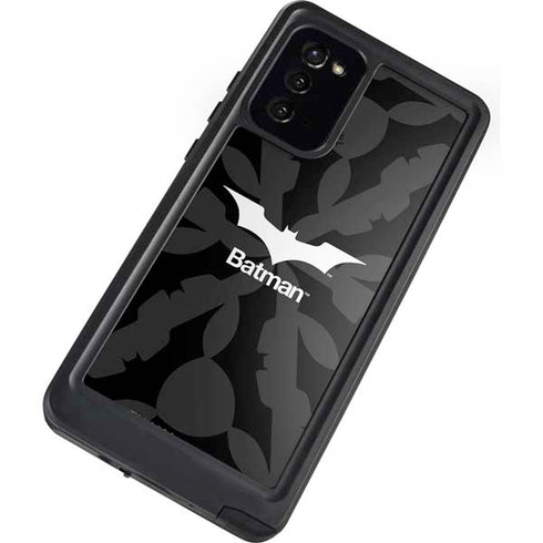 DC Comics Batman Dark Knight Logo Galaxy Note20 5G Waterproof Case