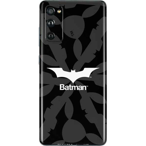 DC Comics Batman Dark Knight Logo Galaxy S20 Fan Edition Skin