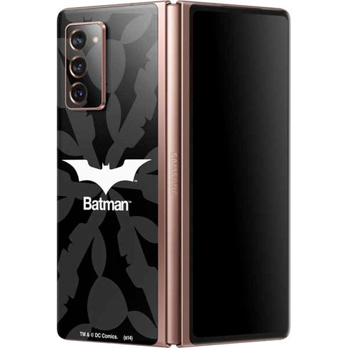 DC Comics Batman Dark Knight Logo Galaxy Z Fold2 5G Skin