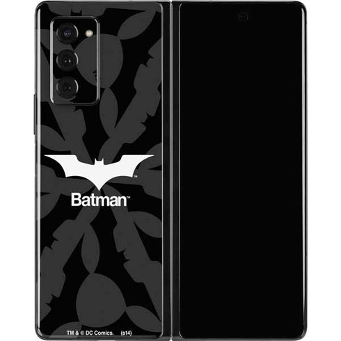 DC Comics Batman Dark Knight Logo Galaxy Z Fold2 5G Skin