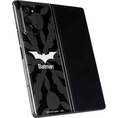 DC Comics Batman Dark Knight Logo Galaxy Z Fold2 5G Skin