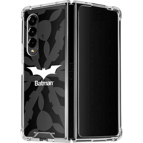 DC Comics Batman Dark Knight Logo Galaxy Z Fold4 5G Clear Case