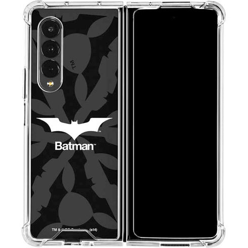 DC Comics Batman Dark Knight Logo Galaxy Z Fold4 5G Clear Case