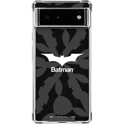 DC Comics Batman Dark Knight Logo Google Pixel 6 Clear Case