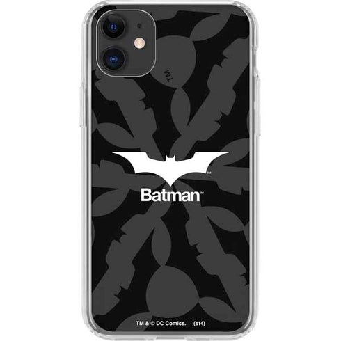 DC Comics Batman Dark Knight Logo iPhone 11 Clear Case