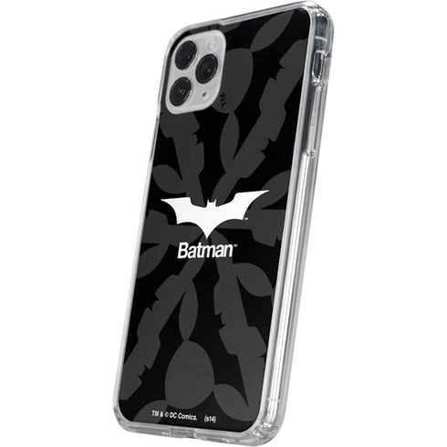 DC Comics Batman Dark Knight Logo iPhone 11 Pro Clear Case