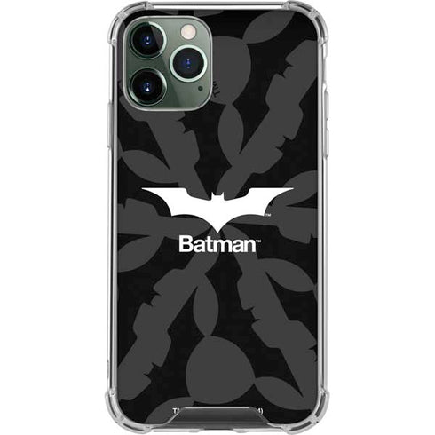 DC Comics Batman Dark Knight Logo iPhone 11 Pro Max Clear Case
