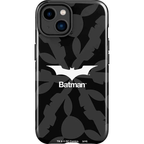 DC Comics Batman Dark Knight Logo iPhone 14 Plus Impact Case