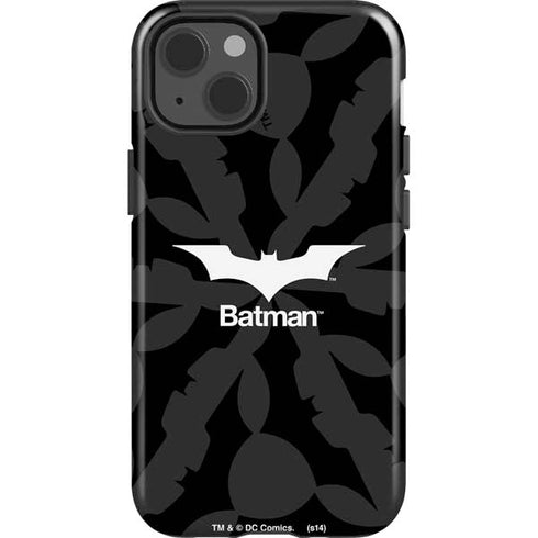 DC Comics Batman Dark Knight Logo iPhone 15 Impact Case
