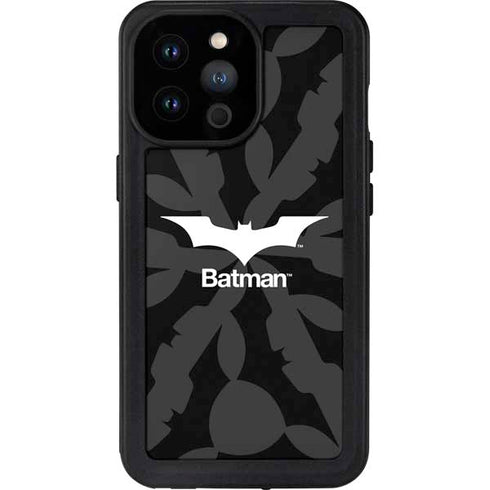 DC Comics Batman Dark Knight Logo iPhone 14 Pro Max Waterproof Case