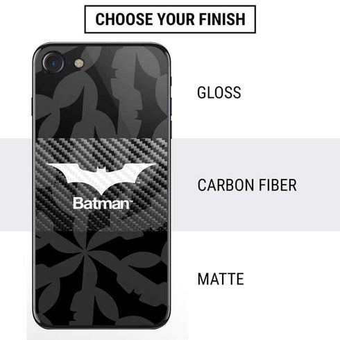 DC Comics Batman Dark Knight Logo iPhone SE (2nd & 3rd Gen) Skin