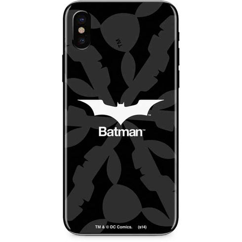 DC Comics Batman Dark Knight Logo iPhone XS Max Skin