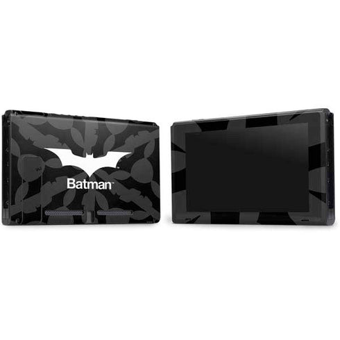 DC Comics Batman Dark Knight Logo Nintendo Switch Bundle Skin