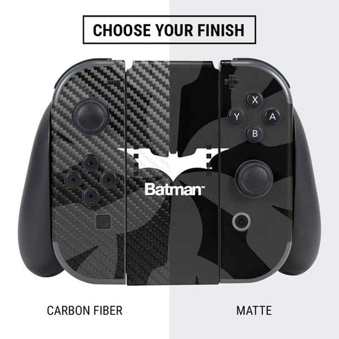 DC Comics Batman Dark Knight Logo Nintendo Switch Bundle Skin