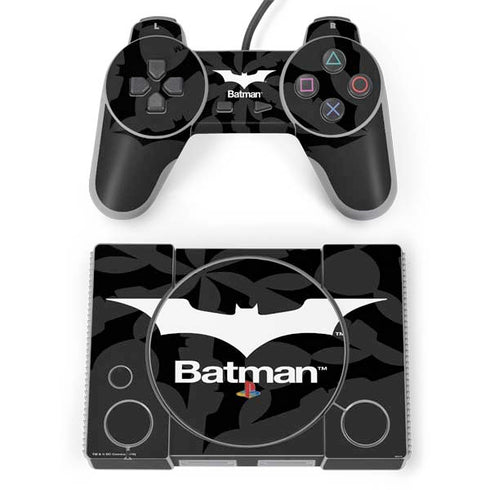 DC Comics Batman Dark Knight Logo PlayStation Classic Bundle Skin