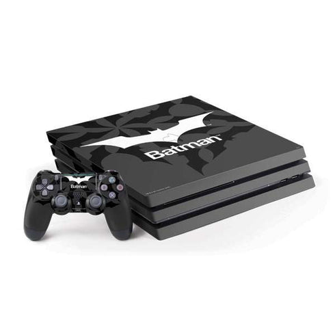 DC Comics Batman Dark Knight Logo PS4 Pro Bundle Skin