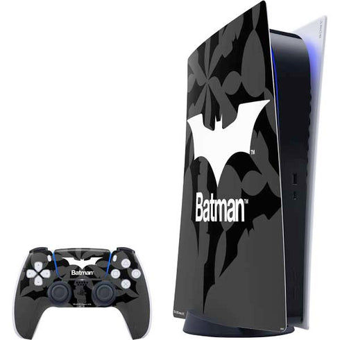DC Comics Batman Dark Knight Logo PS5 Digital Edition Bundle Skin