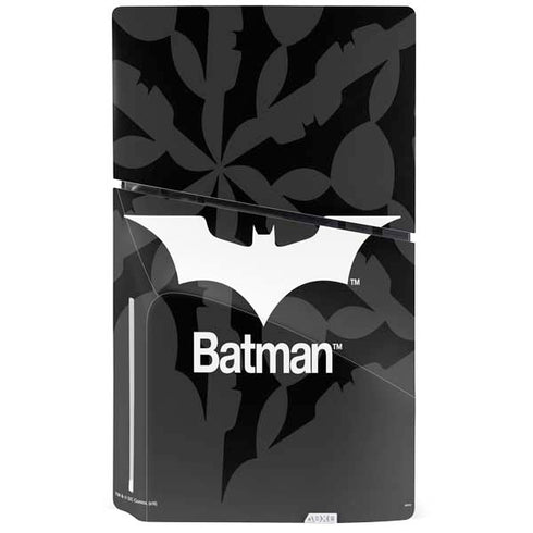 DC Comics Batman Dark Knight Logo PS5 Slim Disk Console Skin