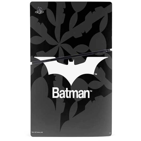 DC Comics Batman Dark Knight Logo PS5 Slim Digital Edition Bundle Skin