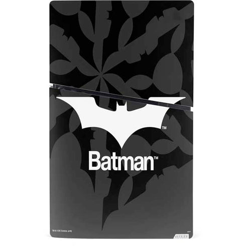 DC Comics Batman Dark Knight Logo PS5 Slim Digital Edition Bundle Skin