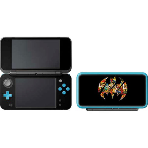 DC Comics Batman Silhouette Logo Vintage Pattern Nintendo 2DS XL (2017) Skin