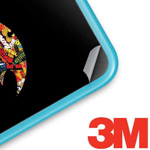 DC Comics Batman Silhouette Logo Vintage Pattern Nintendo 2DS XL (2017) Skin