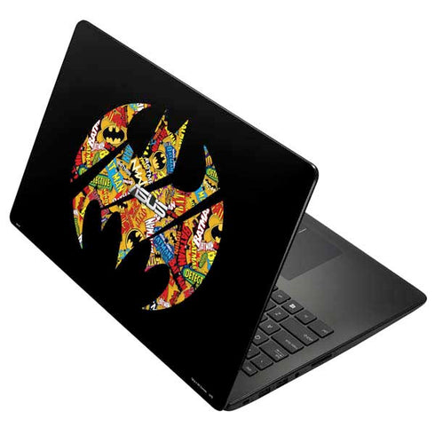 DC Comics Batman Silhouette Logo Vintage Pattern Asus X502CA 15.6 Skin