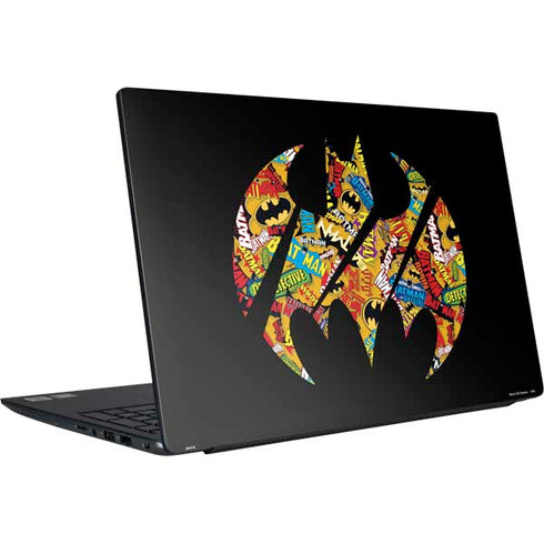 DC Comics Batman Silhouette Logo Vintage Pattern Dell Vostro Skin