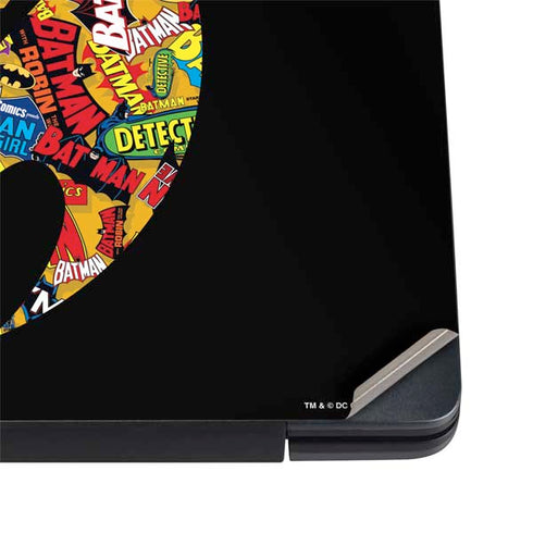 DC Comics Batman Silhouette Logo Vintage Pattern Dell Vostro Skin