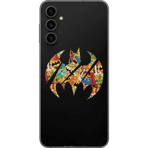 DC Comics Batman Silhouette Logo Vintage Pattern Galaxy A14 5G Skin
