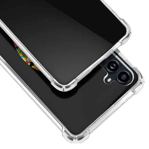 DC Comics Batman Silhouette Logo Vintage Pattern Galaxy A54 5G Clear Case