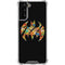 DC Comics Batman Silhouette Logo Vintage Pattern Galaxy S21 FE Clear Case