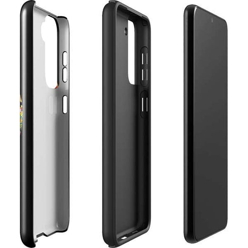 DC Comics Batman Silhouette Logo Vintage Pattern Galaxy S22 Plus Pro Case