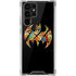 DC Comics Batman Silhouette Logo Vintage Pattern Galaxy S22 Ultra Clear Case