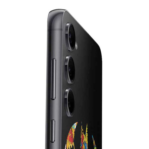 DC Comics Batman Silhouette Logo Vintage Pattern Galaxy S23 Skin