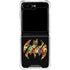 DC Comics Batman Silhouette Logo Vintage Pattern Galaxy Z Flip5 5G Clear Case