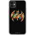 DC Comics Batman Silhouette Logo Vintage Pattern iPhone 11 Clear Case