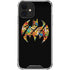 DC Comics Batman Silhouette Logo Vintage Pattern iPhone 12 Clear Case