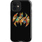 DC Comics Batman Silhouette Logo Vintage Pattern iPhone 12 Impact Case