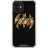 DC Comics Batman Silhouette Logo Vintage Pattern iPhone 12 Mini Clear Case
