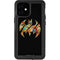DC Comics Batman Silhouette Logo Vintage Pattern iPhone 12 Mini Waterproof Case