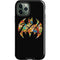 DC Comics Batman Silhouette Logo Vintage Pattern iPhone 12 Pro Max Impact Case