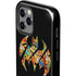 DC Comics Batman Silhouette Logo Vintage Pattern iPhone 12 Pro Max Impact Case