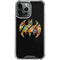 DC Comics Batman Silhouette Logo Vintage Pattern iPhone 13 Pro Max Clear Case