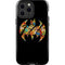DC Comics Batman Silhouette Logo Vintage Pattern iPhone 13 Pro Max Impact Case
