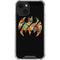 DC Comics Batman Silhouette Logo Vintage Pattern iPhone 14 Clear Case